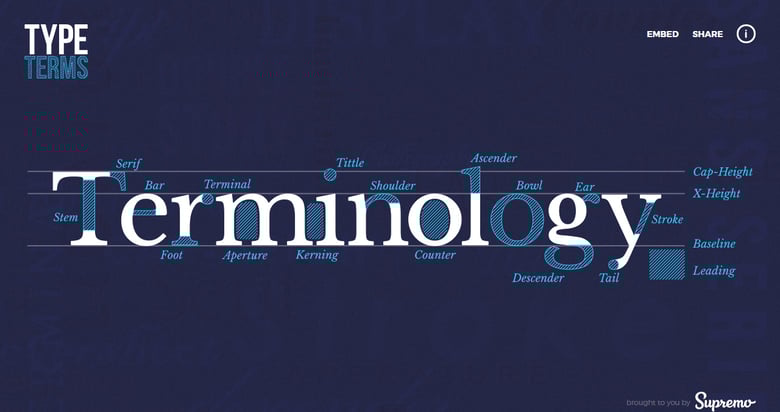 Type Terms Thumbnail Preview