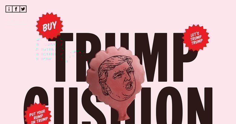 Trump Cushion Thumbnail Preview
