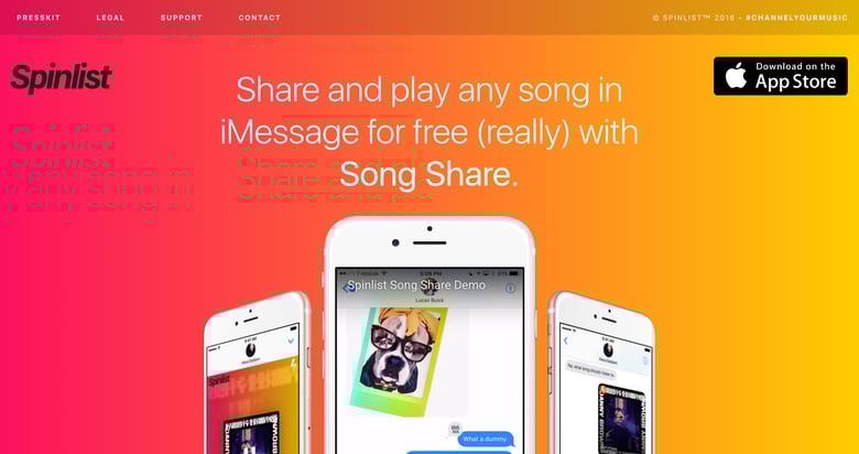 Spinlist SongShare Thumbnail Preview