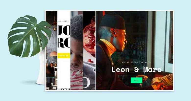 5 New One Page Templates From Squarespace