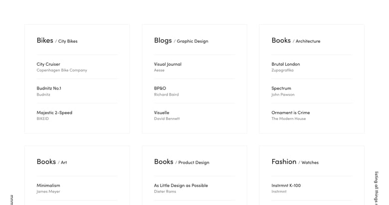 mnmllist Thumbnail Preview