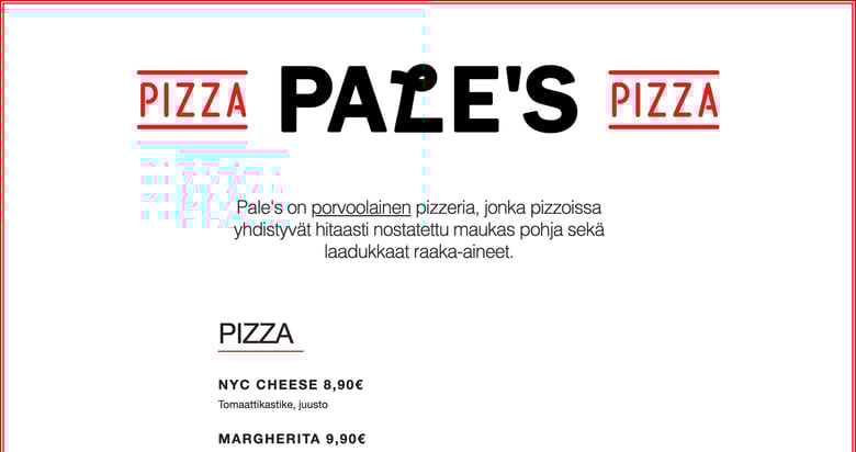 Pizzeria Pale’s Thumbnail Preview