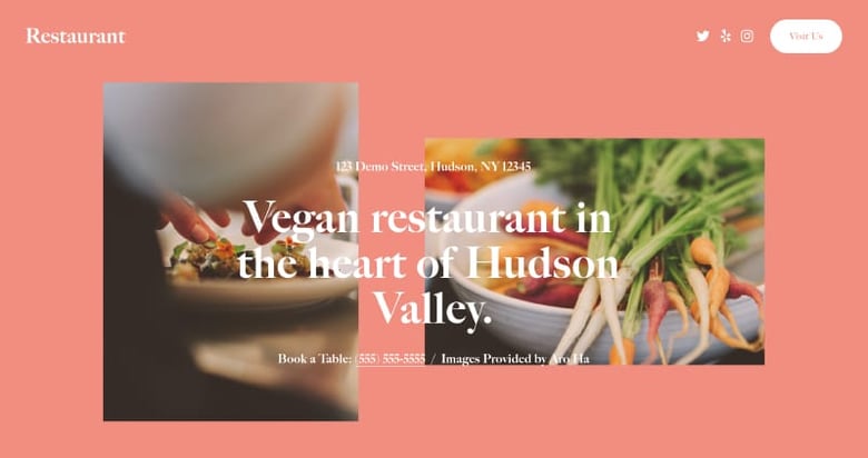 How to set up a Restaurant website using Squarespace and take bookings with Tock