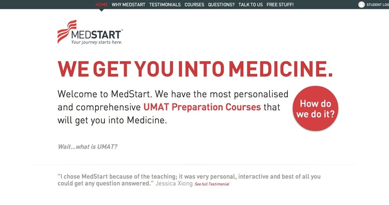 MedStart UMAT Preparation Thumbnail Preview