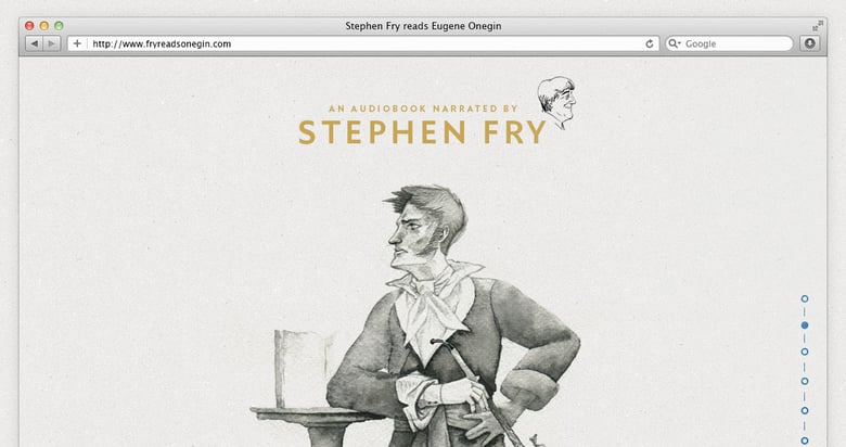 Fry reads Eugene Onegin Thumbnail Preview
