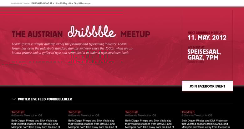 Austrian Dribbble Meetup Thumbnail Preview