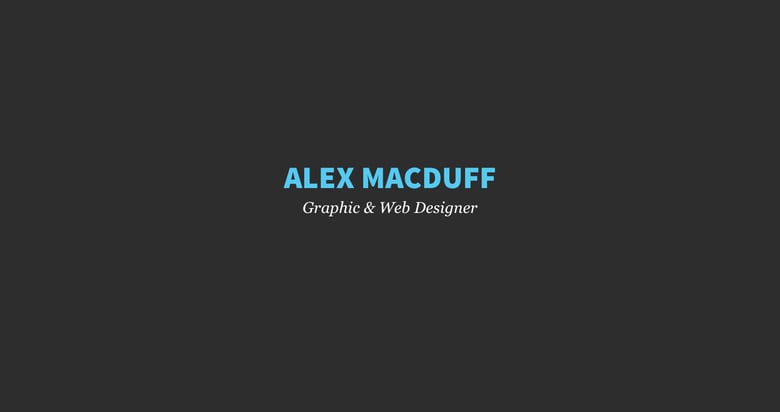 Alex MacDuff Thumbnail Preview