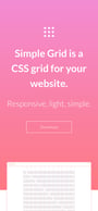 Simple Grid Mobile Preview