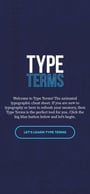 Type Terms Mobile Preview