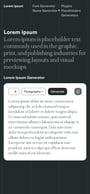 Lorem Ipsum Generator Mobile Preview