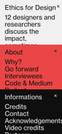 Ethics for Design Mobile Preview