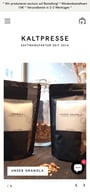 Kaltpresse Mobile Preview