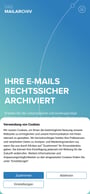 Das Mailarchiv Mobile Preview