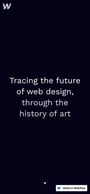 Web design & art history Mobile Preview
