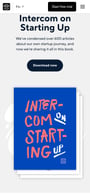 Intercom on Starting Up Mobile Preview