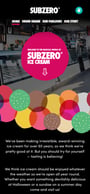 Subzero Ice Cream Mobile Preview
