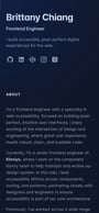 Brittany Chiang Mobile Preview