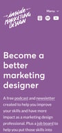 Inside Marketing Design Mobile Preview