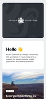Poulos Collective Mobile Preview