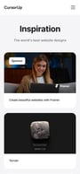 CursorUp Mobile Preview