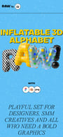 Inflatable 3D Alphabet Mobile Preview