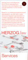 HERZOG.law Mobile Preview