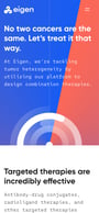 Eigen Therapeutics Mobile Preview