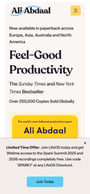 Feel Good Productivity Mobile Preview