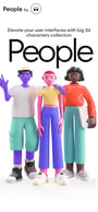 People 3D Characters Mobile Preview