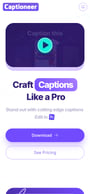 Captioneer Mobile Preview