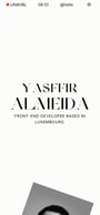 Yasffir Almeida Mobile Preview