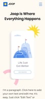 Joop Mobile Preview