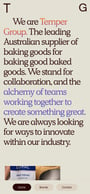 Temper Group Mobile Preview