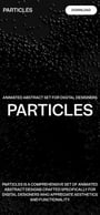 Particles 3D Animation Set Mobile Preview
