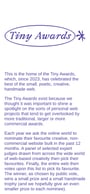 Tiny Awards Mobile Preview