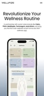 Wellifize Mobile Preview