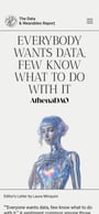 AthenaDAO’s Data & Wearables Report Mobile Preview