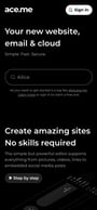 ace.me Mobile Preview