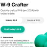 W-9 Crafter ($65)