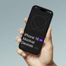 Hand Holding iPhone 16
